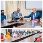 Samuel Okudzeto Ablakwa meets with newly formed Foreign Affairs Committee of Parliament.