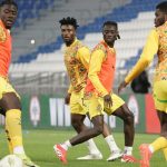 Ghana Black Stars at their warmup ahead of 3-0 against Madagascar