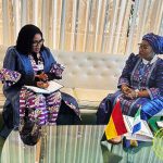 Ghana's Minister for Gender, Children, and Social Protection of Ghana, Dr. Agnes Naa Momo Lartey hold talks with Sierra Leonean counterpart, Dr. Isata Mahoi, in New Yor.k.