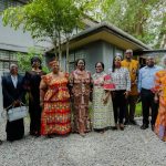 FAWE calls on Vice President Naana Jane Opoku Agyeman (4th L)