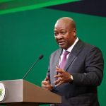 President John Mahama speaking at Economic Dialogue in Accra