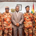 Officials of GNFS and Regional Minister deliberate on way forward after Adum Fire incident