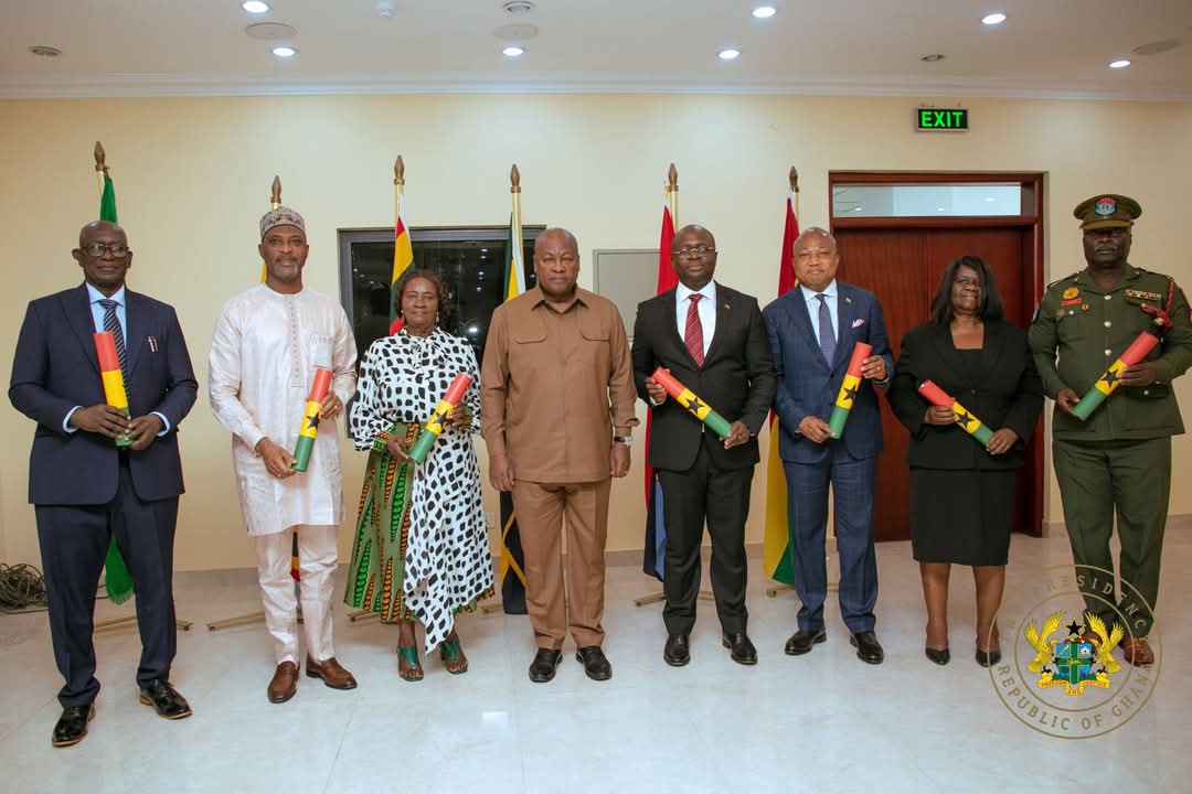 President Mahama swears in Armed Forces Council