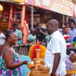 Dr. Ato Forson at Makola Market