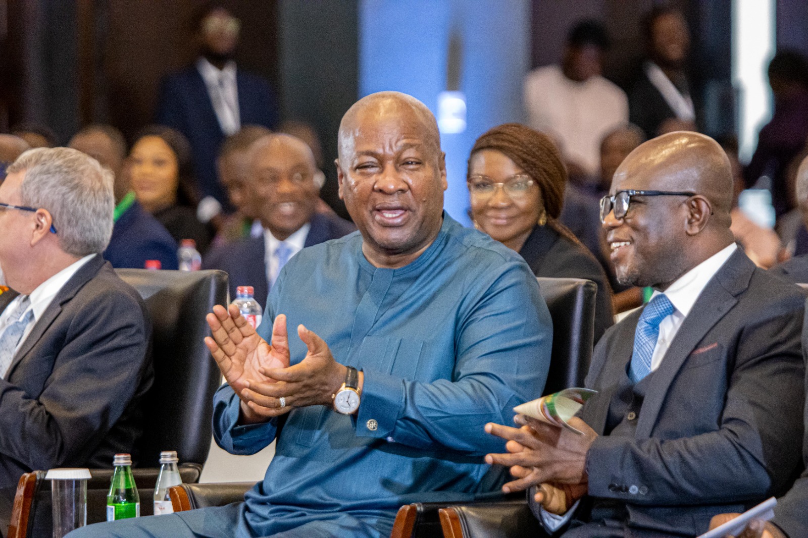 President Mahama shares transformation vision with Heads of Specified Entities