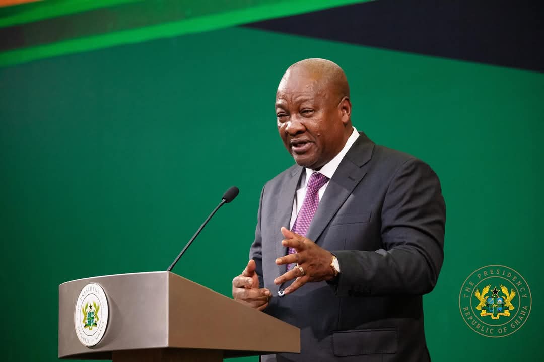 president Mahama at the National Economic Dialogue 2025