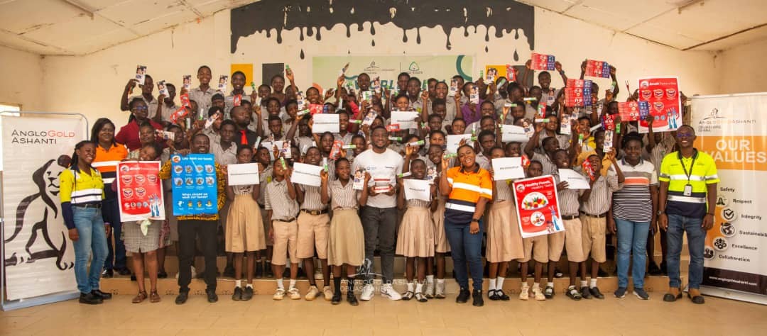 Anglogold Ashanti sensitizes pupils on oral hygiene