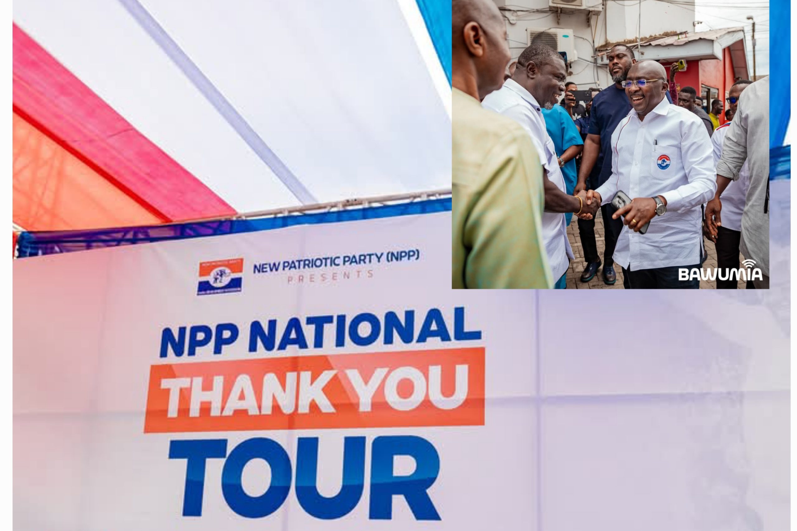 Dr. Bawumia begins Thank You tour from NPP National Office in Accra