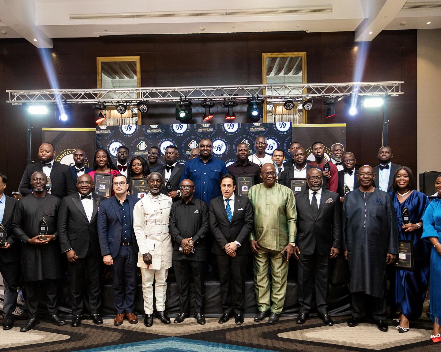 2025 Ghana Corporate Finance Awards, by Entrepreneurs Foundation of Ghana.