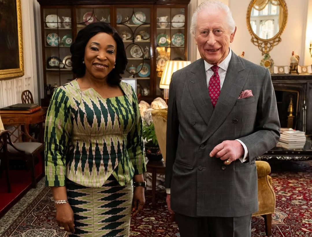 Shirley Ayorkor Botchwey meets King Charles