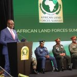 Minister of Defence, Dr. Omane Boamah opens Africa Land Forces Security Summit 2025 in Accra.