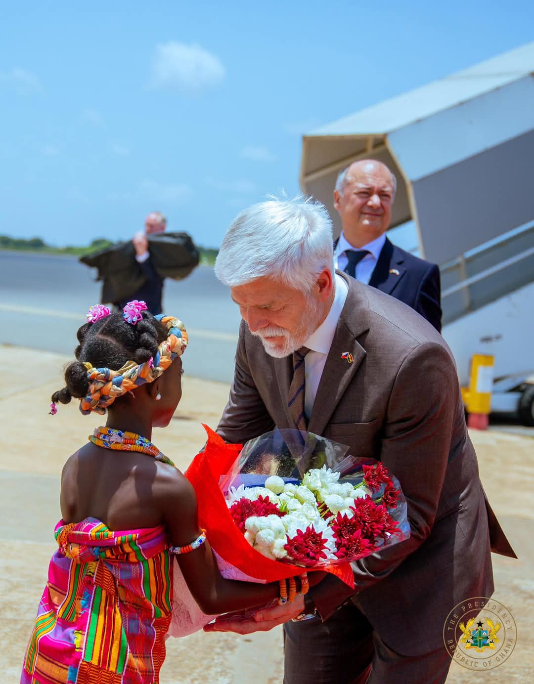 Czech President Petr Pavel in Accra, Ghana on historic visit