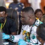 Dr. Frank Amoakohene, the Ashanti Regional Minister leads health and wellness at Ashantifest.