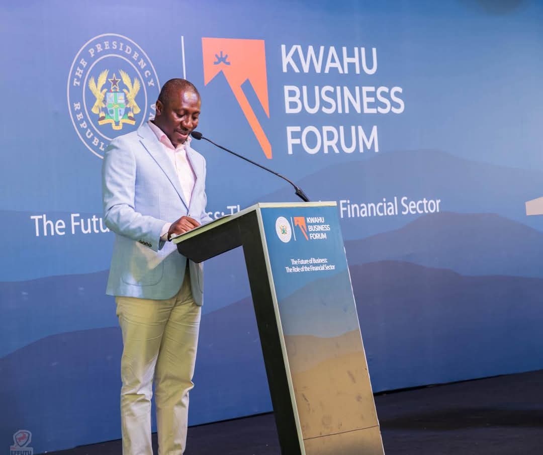 Minority Leader, Afenyo Markin speaks at Second Kwahu Business Forum.