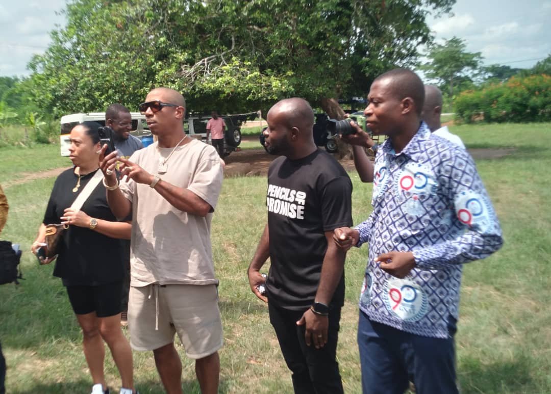 American Rapper and Philanthropist, Ja Rule and Wife Aisha tour Pencils of Promise partner schools