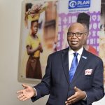 Mr. Constant Tchona, Country Director, Plan International, lauds Ghana for steps to eliminate menstrual poverty.