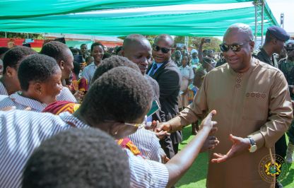 President Mahama launches Free Sanitary Pad for Girls in School
