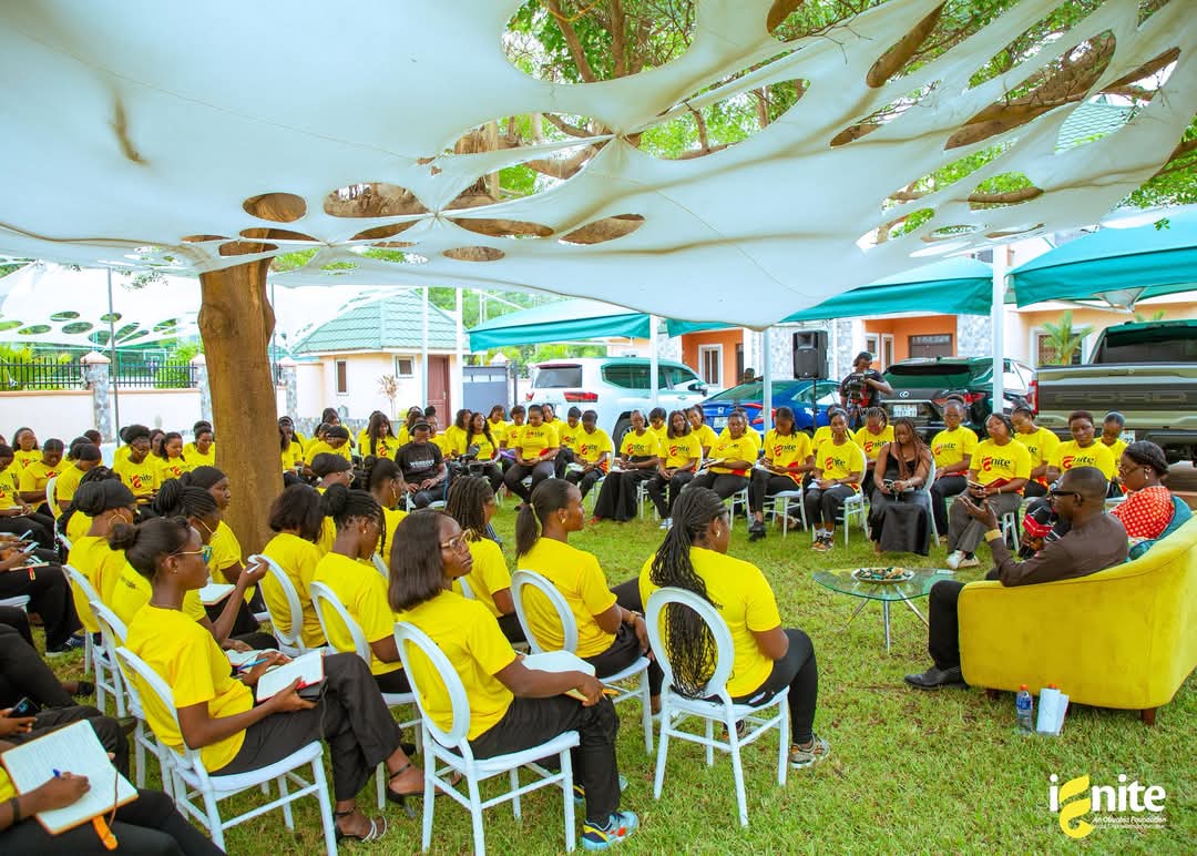 Ignite Obuobia Darko-Opoku's mentoring program in session-reading for girls