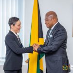 An immensely successful meeting with my counterpart, Senator the Honourable Kamina Johnson Smith (MP) when we met on the margins of the OACPS summit in Brussels