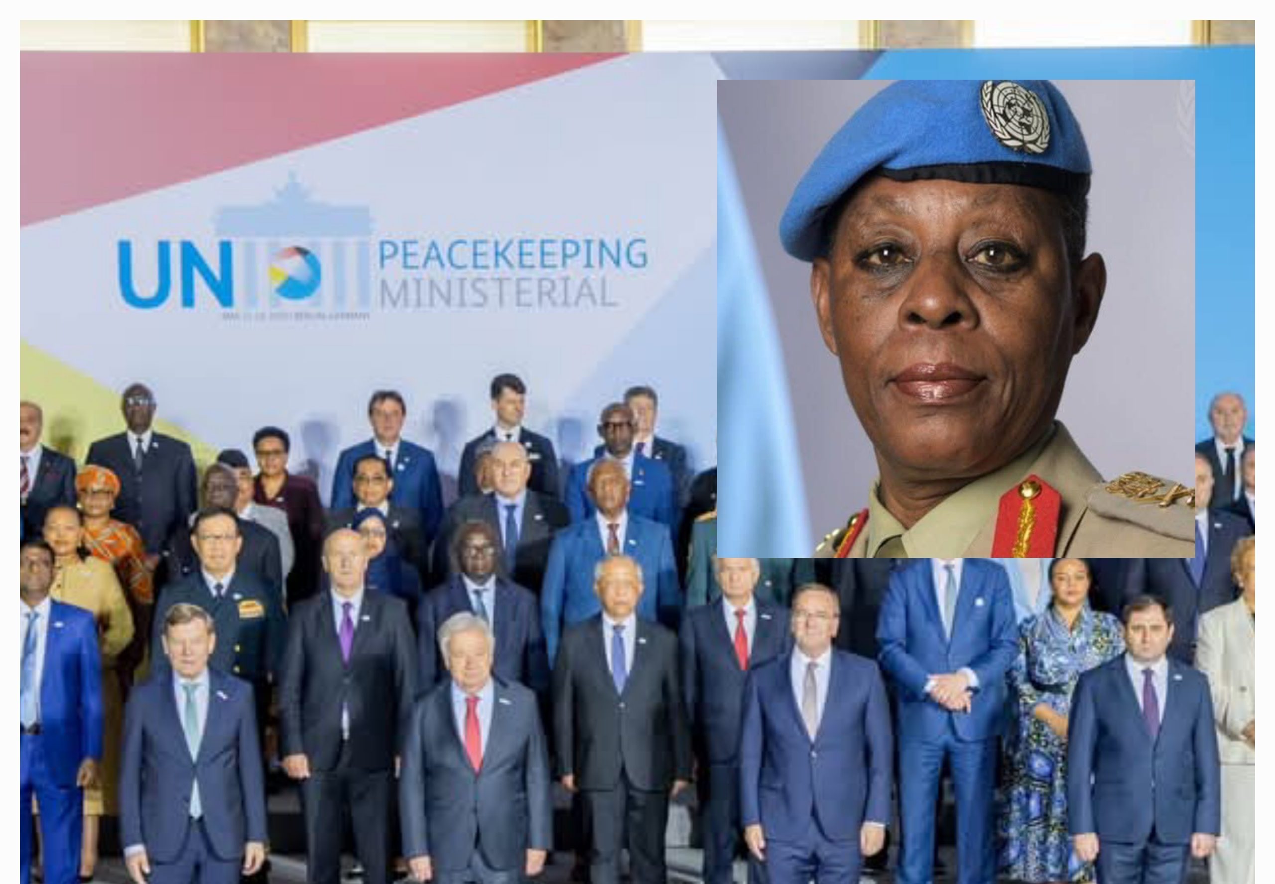 First Female African Female Force Commander, Major General Anita Asmah has been recognized.