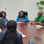 A delegation from the Mastercard Foundation, led by Ghana's Country Director, Madam Rica Rwigamba, paid a courtesy call on the Minister for Gender, Children and Social Protection, Dr. Agnes Naa Momo Lartey, to discuss areas of strategic collaboration and strengthen existing ties.