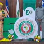 Commemorating the 50th anniversary celebrations of ECOWAS, the Resident Representative Office in Liberia, Madam Josephine Nkrumah.
