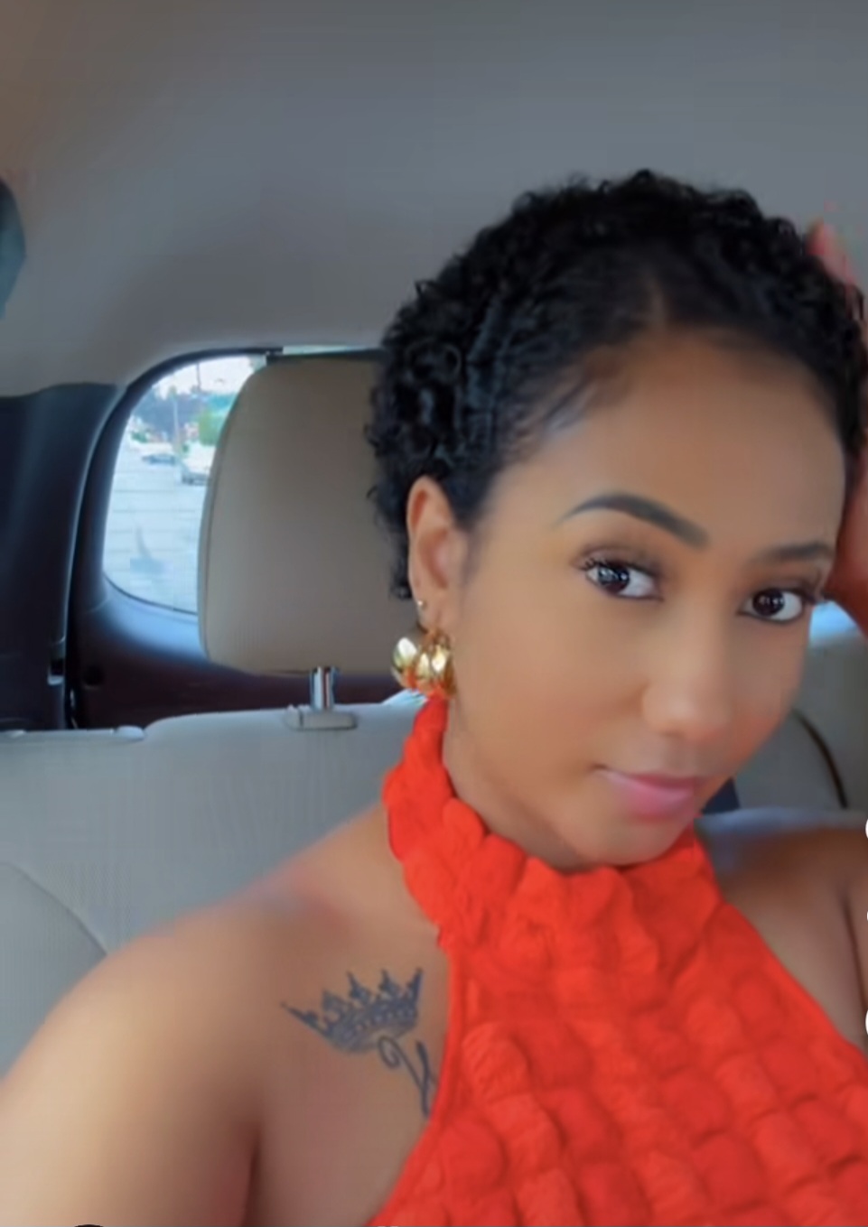 Ghanaian socialite and musician Mona Faiz Montrage, popularly known as Hajia4Reall reunites with family in Accra.