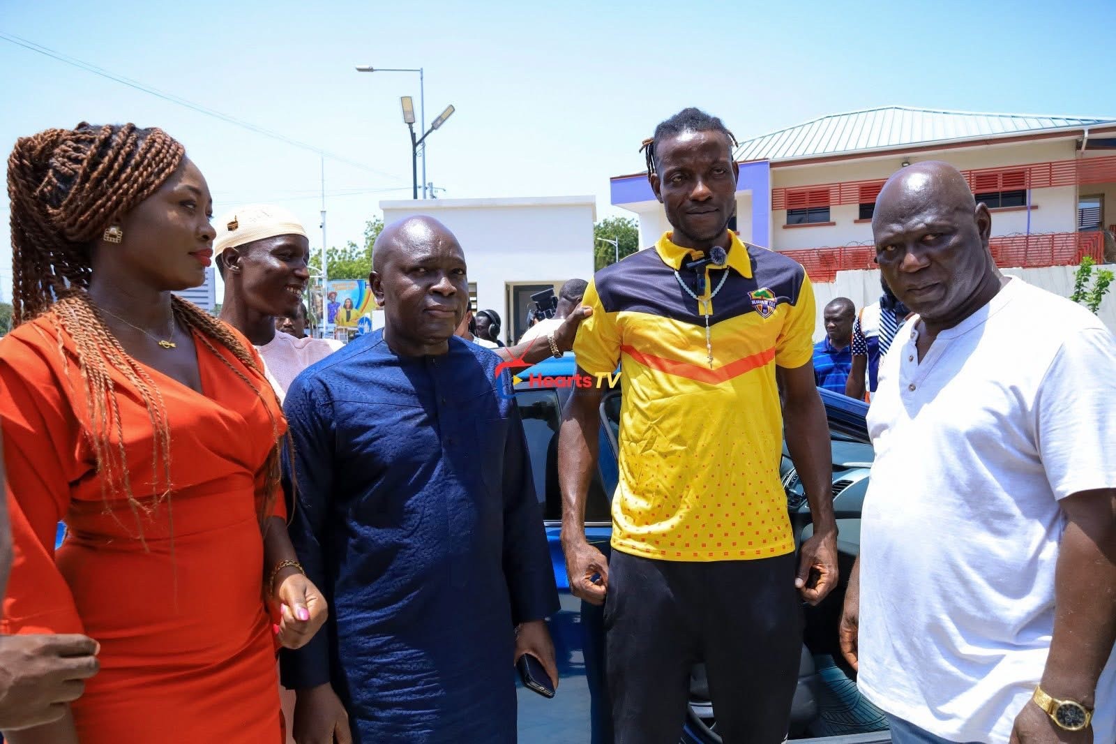 Businessman Seidu Agongo gifts new car to Black Stars goalkeeper Benjamin Asare