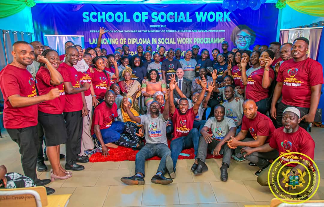 The School of Social Work, under the auspices of the Ministry of Gender, Children and Social Protection, hosted a graduation ceremony for its third batch of students and officially launched the Diploma in Social Work program.