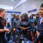 The Minister for Trade, Agribusiness and Industry, Elizabeth Ofosu-Adjare, attended the Türkiye-Ghana Business Forum at the Accra Marriott Hotel, an event aimed at strengthening trade relations between the two nations.