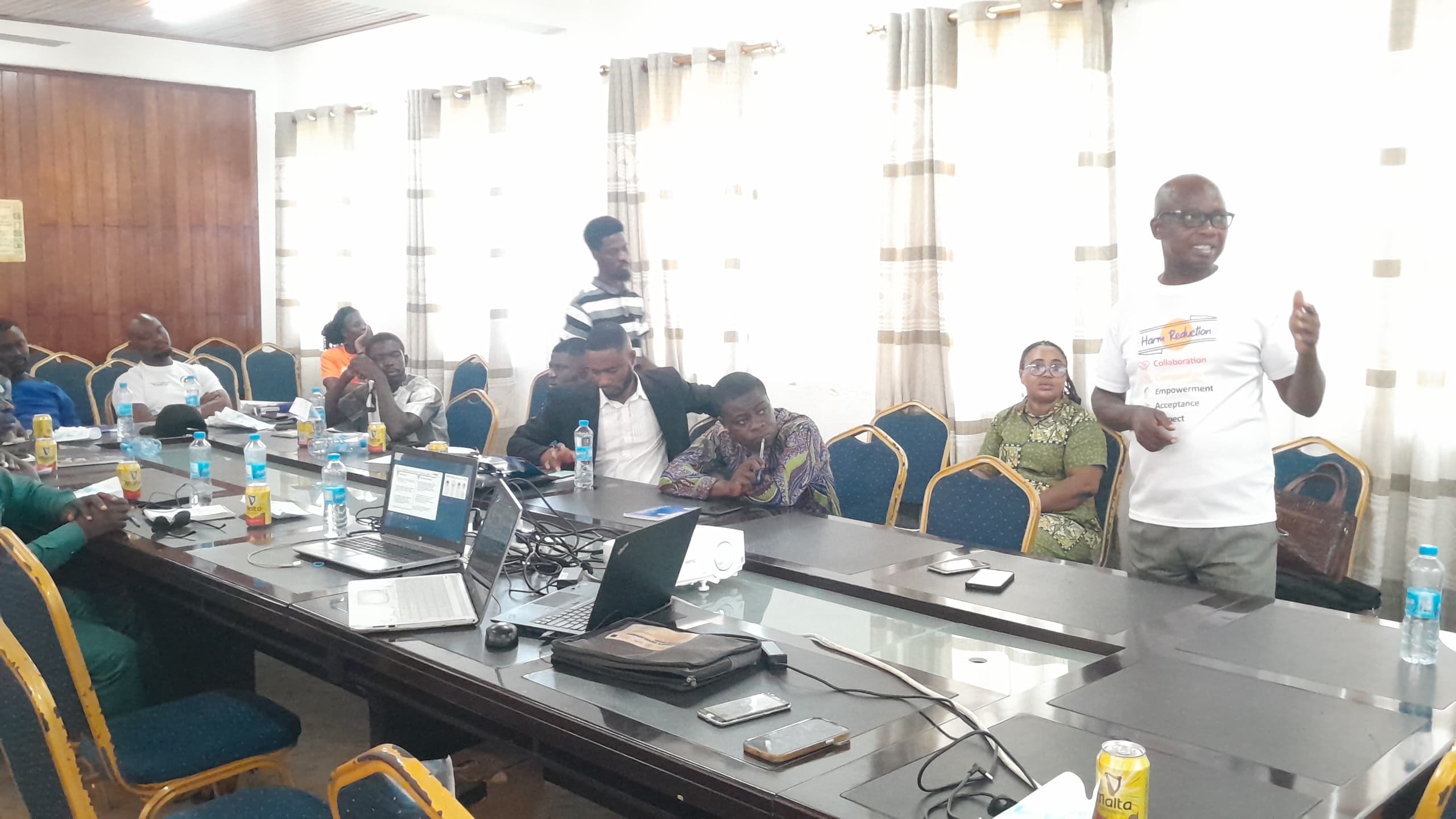 Training for Male Gender Facilitators in Cape Coast.