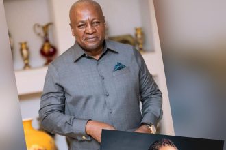 President Mahama and Wife Lordina.