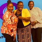 Rebecca Ekpe, Bertha Badu Agyei Share Journalism Journeys on GBC’s Women’s Voice- Photo -Rebecca Ekpe(Left), Bertha Badu Adjei(Right), Host Gloria Anderson (middle).