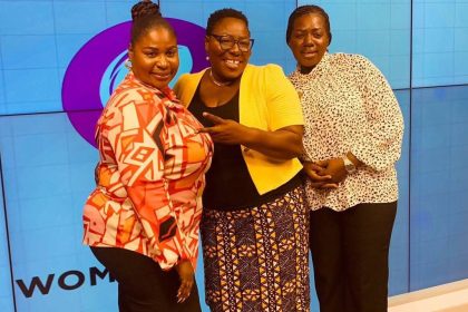 Rebecca Ekpe, Bertha Badu Agyei Share Journalism Journeys on GBC’s Women’s Voice- Photo -Rebecca Ekpe(Left), Bertha Badu Adjei(Right), Host Gloria Anderson (middle).