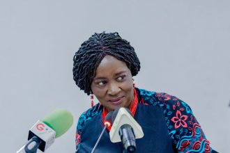 Vice President Opoku-Agyemang speaks at the Second Extraordinary Inter-Governmental Action Group Against Money Laundering in West Africa (GIABA) Ministerial Committee (GMC) meeting in Accra.