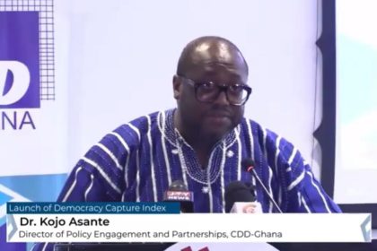 Dr. Kojo Asante Warns Against Entrenched Political Capture at Launch of Democracy Capture Index