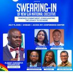 Albert Kwabena Dwumfour will be officially sworn in as President of the GJA. Other executives to be sworn in include Rebecca Ekpe as Vice President, Dominic Hlordzi as General Secretary, Suleiman Mustapha as Organising Secretary, Bertha Badu-Agyei as Treasurer, and Zadok Kwame Gyesi as Public Affairs Officer.