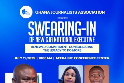 Albert Kwabena Dwumfour will be officially sworn in as President of the GJA. Other executives to be sworn in include Rebecca Ekpe as Vice President, Dominic Hlordzi as General Secretary, Suleiman Mustapha as Organising Secretary, Bertha Badu-Agyei as Treasurer, and Zadok Kwame Gyesi as Public Affairs Officer.