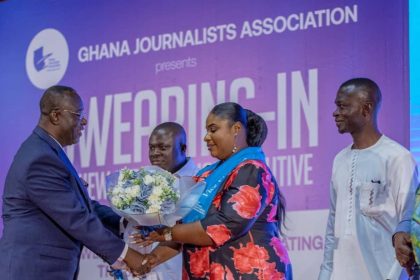 Editor in- chief at the Ghana Broadcasting Corporation (GBC), Rebecca Ekpe has been officially sworn in as the new Vice President of the Ghana Journalists Association (GJA) at a ceremony held at the Accra International Conference Centre.