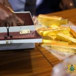 Narcotics Control Commission (NACOC) handed over 17 gold bars, valued at $1.7 million, to Ghana Gold Board.