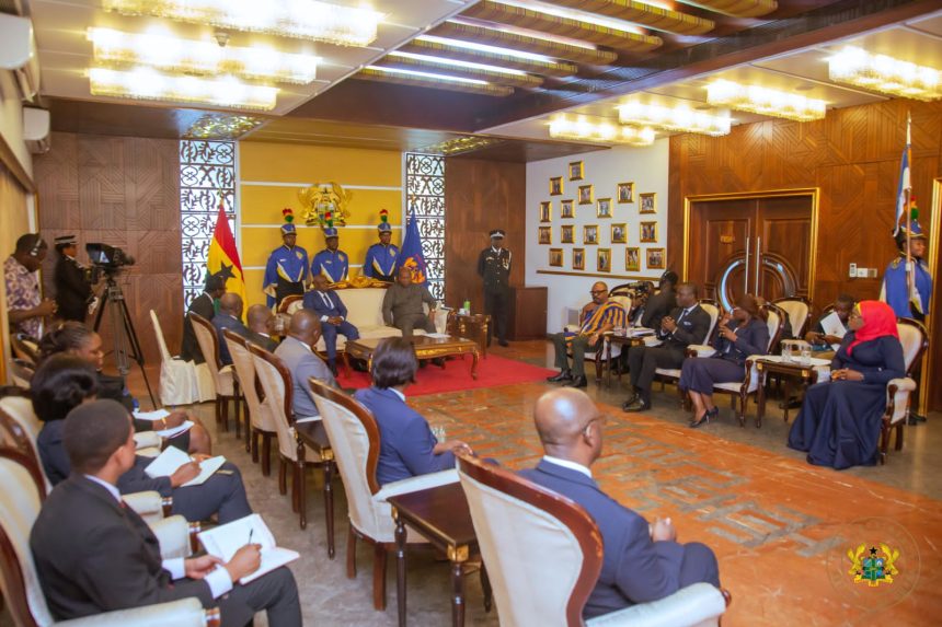 President Mahama receives credentials of five new envoys