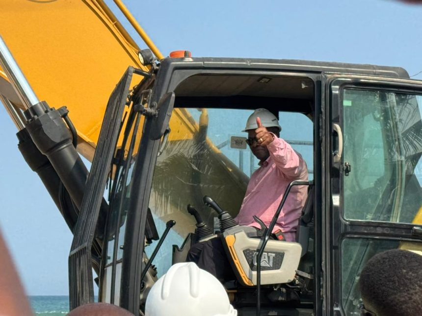 The Project, which is being executed by Messrs Amandi Holdings Limited over the period 2025 to 2029, will bring relief to communities of Blekusu, Agavedzi, Salakope, Amutsinu and Adina, which are threatened by coastal erosion