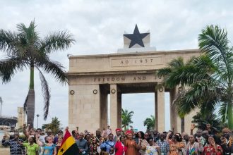 Ghana Tourism Authority organizes city tour for delegates of African Marketing Confederation & Technology Conference in Accra, with tour of historic Black Star Square and Independence Arch, and the Kwame Nkrumah Memorial Park. 