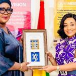 Madam Zita Benson (Right) and Dr. Mary Awusi.