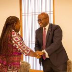 Trade Minister, Ofosu-Agyare meets with Japanese investors in Tokyo.