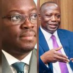 Ato Forson, now Minister of Finance and Acting Minister of Defence(L) and Emmanuel Kofi Buah Lands and Natural Resources Minister is now Acting Environment Minister.