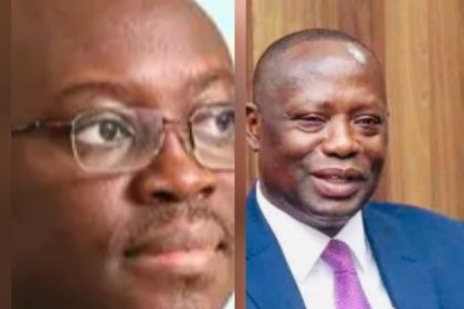 Ato Forson, now Minister of Finance and Acting Minister of Defence(L) and Emmanuel Kofi Buah Lands and Natural Resources Minister is now Acting Environment Minister.