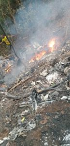 Image from Helicopter crash site.