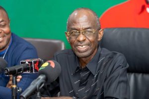 Chairman of the National Democratic Congress, Johnson Asiedu Nketia at the party office.