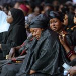 Visuals of mourners at Black Star Square during the Funeral ceremony for fallen heroes in Helicopter crash at Sikaman-Brofoyedru.